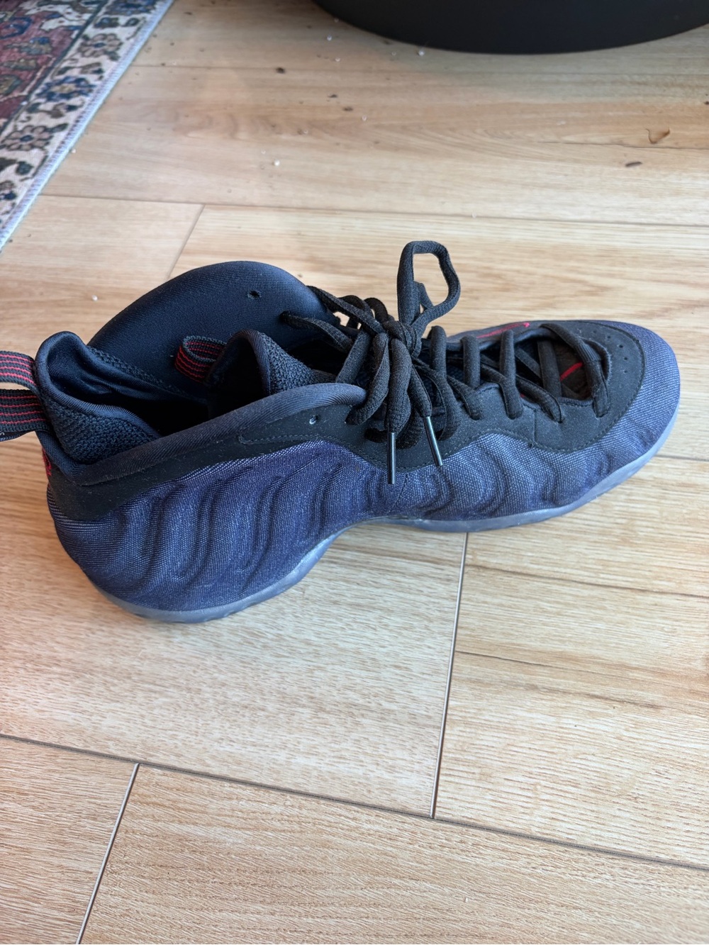 Nike Foamposite denim.